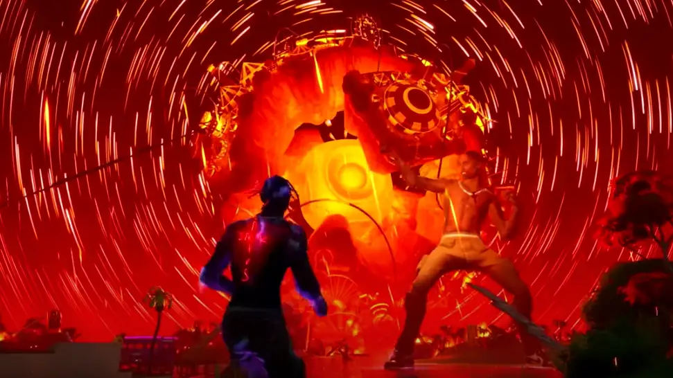 El concierto de Travis Scott en Fortnite