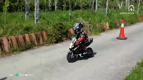 El pequeño Luca 'terremoto' , preparado para ir al circuito cuando el coronavirus lo permita El pequeño Luca 'terremoto' , preparado para ir al circuito cuando el coronavirus lo permita