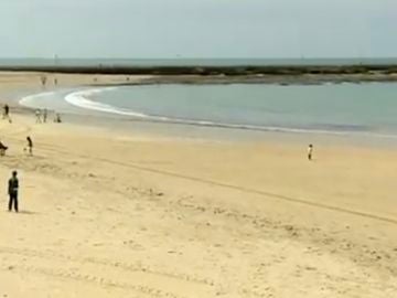 Niños en la playa 