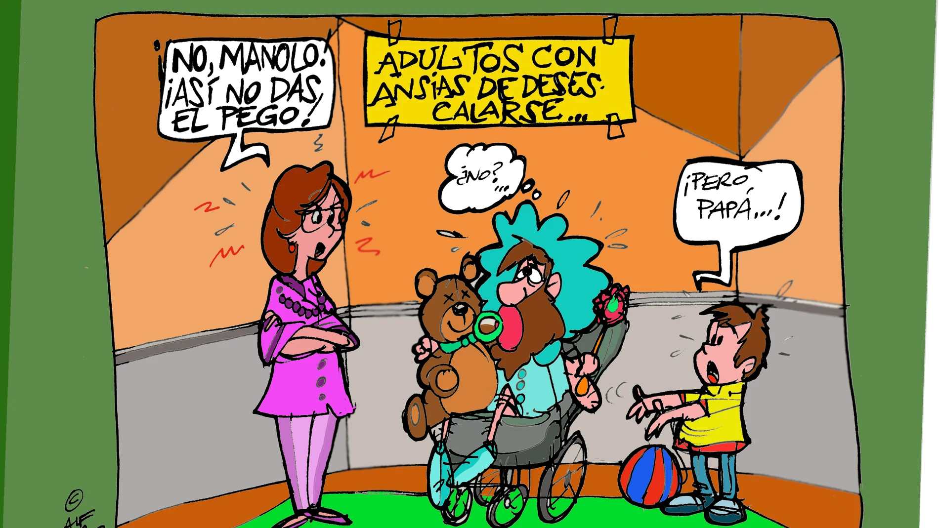 Adultos con ansias de 'desescalarse' Adultos con ansias de 'desescalarse'