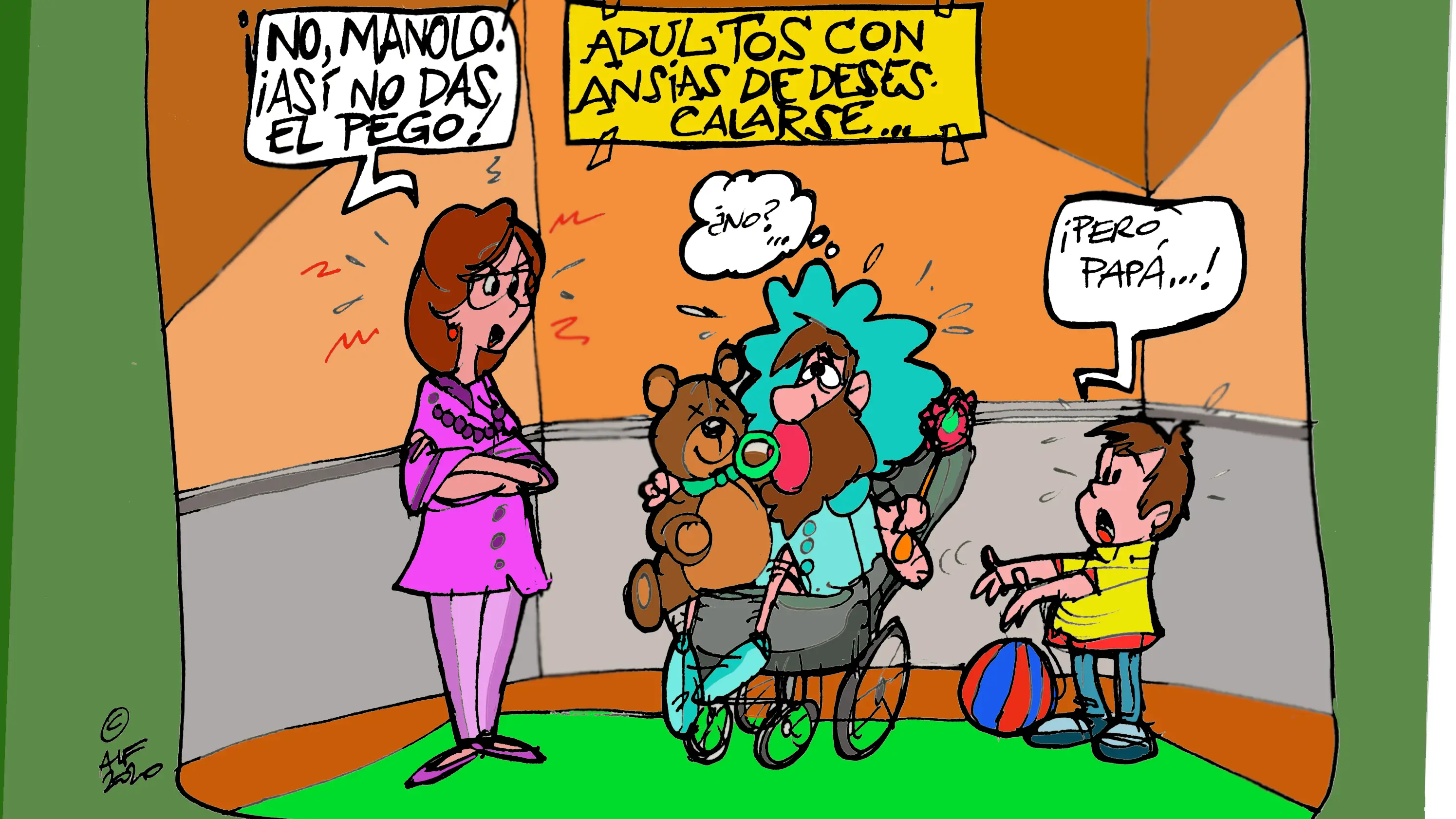 Adultos con ansias de 'desescalarse' Adultos con ansias de 'desescalarse'
