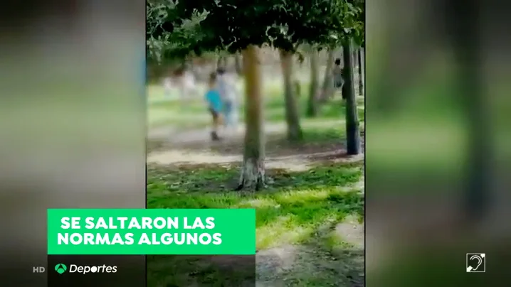Los deportistas piden responsabilidad a los padres a la hora de salir de casa