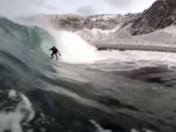 Surf en las Lofoten