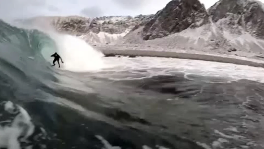 Surf en las Lofoten