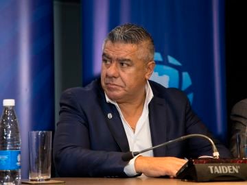 El presidente de la Asociación de Fútbol Argentino (AFA), Claudio Tapia