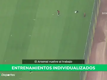 El Arsenal, primer equipo de la Premier League en regresar a los entrenamientos El Arsenal, primer equipo de la Premier League en regresar a los entrenamientos