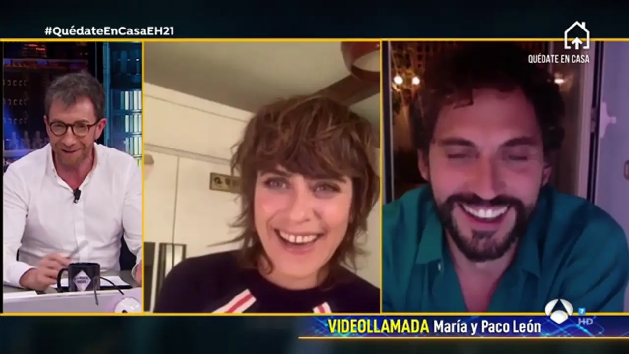 Disfruta la entrevista completa de María y Paco León en 'El Hormiguero 3.0: quédate en casa'