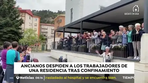 35 días después de confinarse en una residencia en Pamplona ancianos y cuidadores están libres de coronavirus 35 días después de confinarse en una residencia en Pamplona ancianos y cuidadores están libres de coronavirus