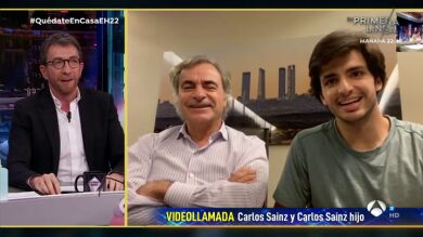 Revive la entrevista completa de Carlos Sainz y Carlos Sainz Jr. en 'El Hormiguero 3.0: quédate en casa'