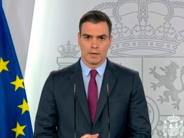 El presidente del Gobierno, Pedro Sánchez