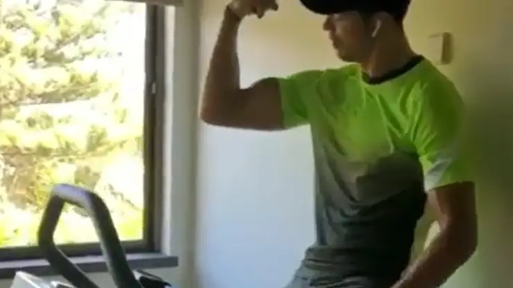 Cristiano Ronaldo entrenando Cristiano Ronaldo entrenando