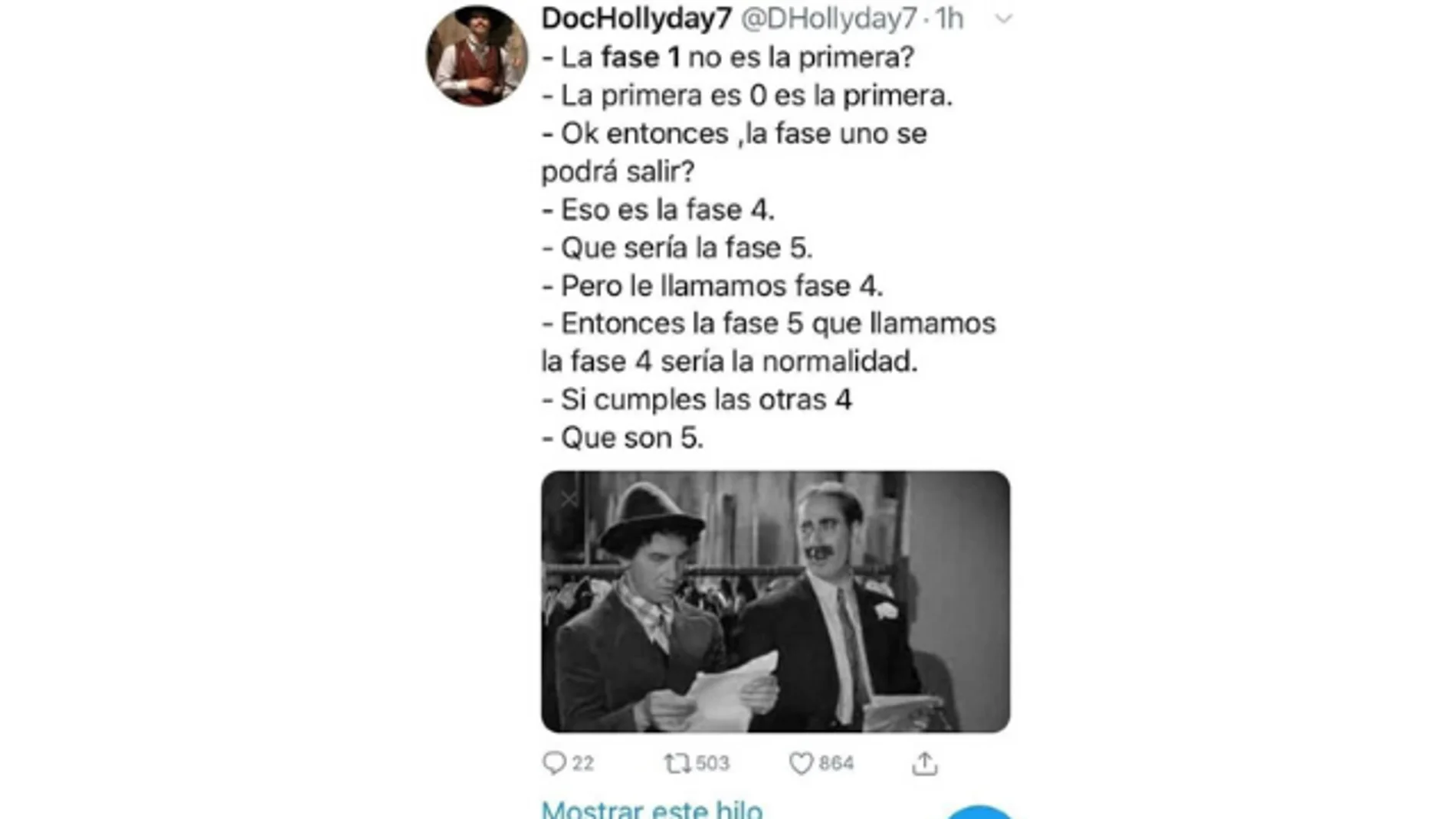 Memes sobre el plan de desescalada Memes sobre el plan de desescalada