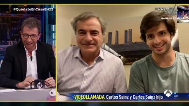 Carlos Sainz Jr., a punto de abandonar la entrevista en 'El Hormiguero 3.0' por 'culpa' de su padre