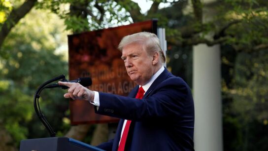 El presidente de Estados Unidos, Donald Trump