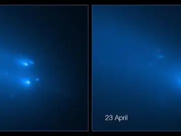 El Hubble capta la ruptura del cometa Atlas El Hubble capta la ruptura del cometa Atlas