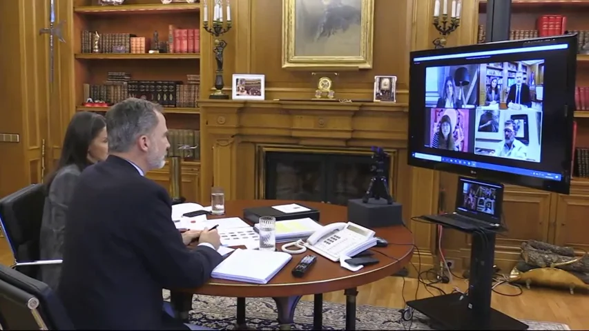 Los Reyes hablan con Nadal, Gasol, Alonso y Banderas de la recuperaci&oacute;n de la imagen de Espa&ntilde;a tras el coronavirus