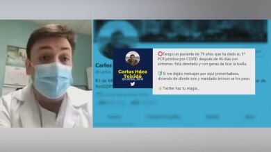 Un médico pide ánimos para un paciente con coronavirus a punto de tirar la toalla y convierte 