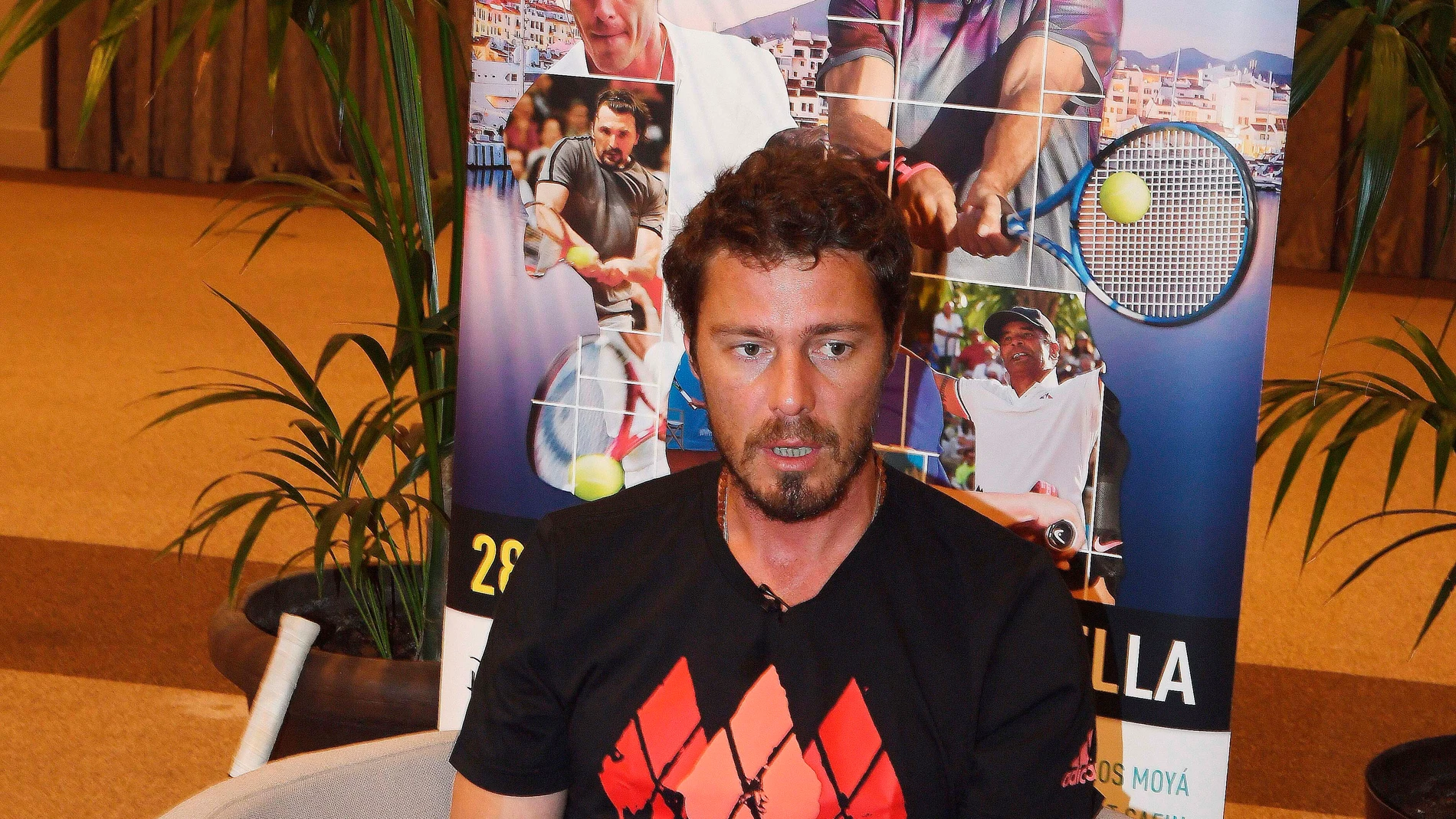 El extenista ruso Marat Safin El extenista ruso Marat Safin