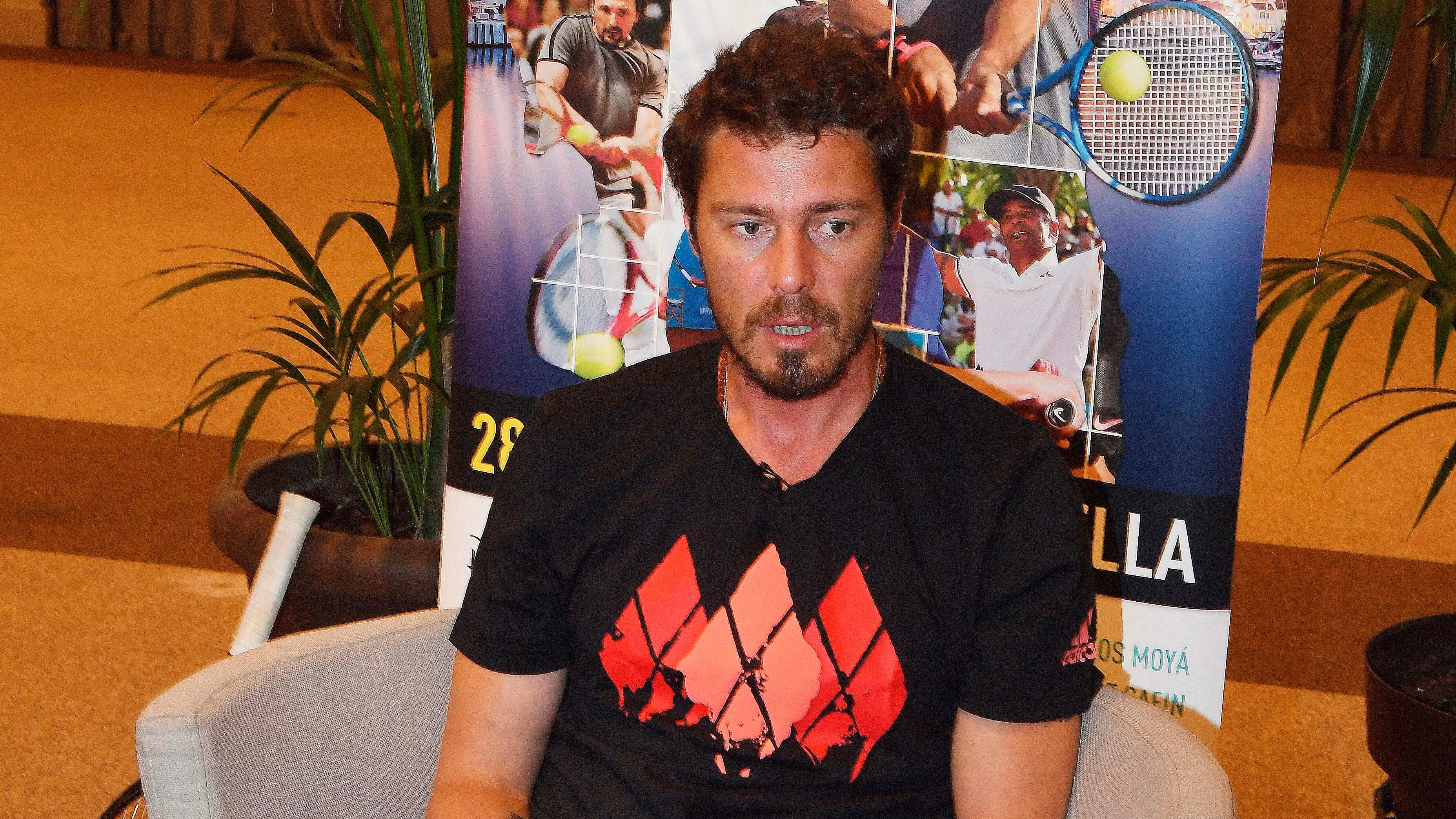El extenista ruso Marat Safin El extenista ruso Marat Safin