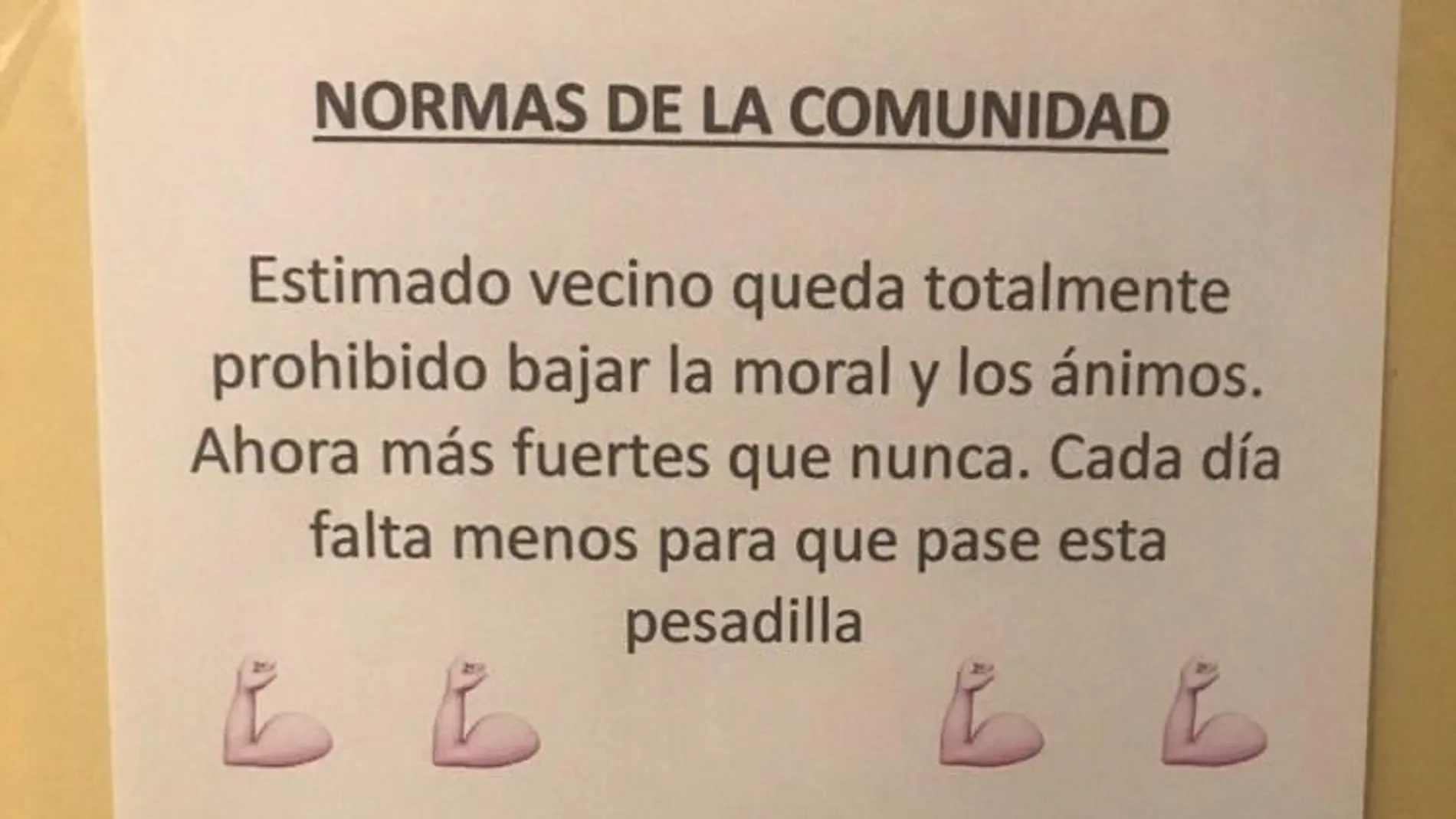 El mensaje de los vecinos El mensaje de los vecinos