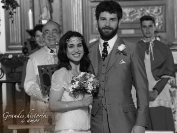 Inés y Bosco se dan el ‘sí, quiero’ en una boda llena de emoción y lágrimas.