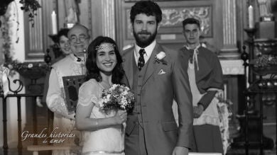 Inés y Bosco se dan el ‘sí, quiero’ en una boda llena de emoción y lágrimas