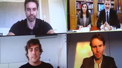 Las redes alucinan con el 'nick' alternativo de Pau Gasol en su videoconferencia con los Reyes
