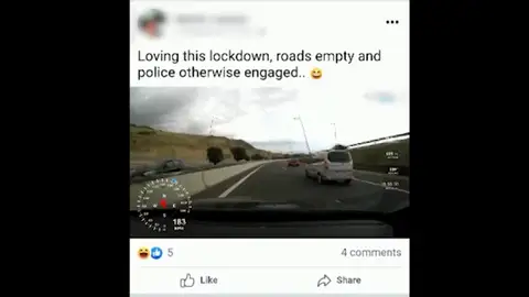 Conduce a 264 km/h por una autovía de Tenerife, donde el límite de velocidad permitido está en 120 Conduce a 264 km/h por una autovía de Tenerife, donde el límite de velocidad permitido está en 120