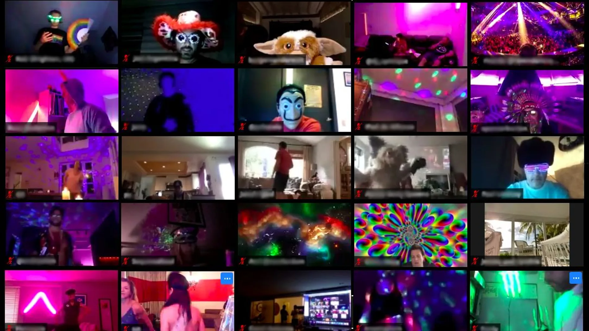 Fiestas virtuales en casa Fiestas virtuales en casa