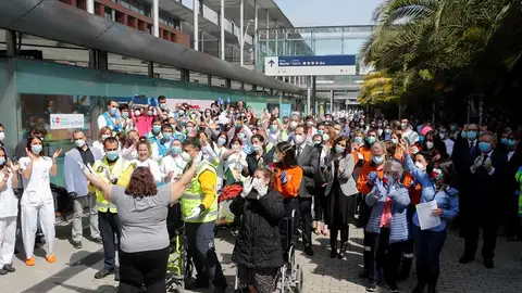 Despedidas en el hospital de Ifema Despedidas en el hospital de Ifema