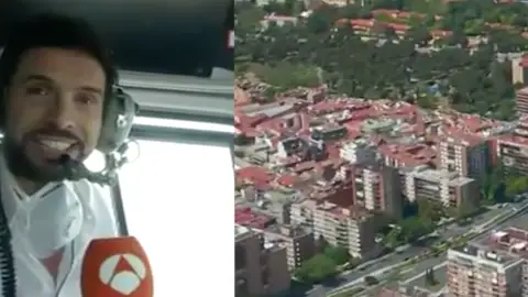 Antena 3 Noticias graba desde el aire la ciudad de Madrid Antena 3 Noticias graba desde el aire la ciudad de Madrid