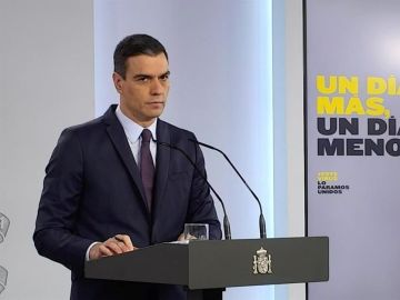 Pedro Sánchez en rueda de prensa tras reunirse con el comité técnico del coronavirus