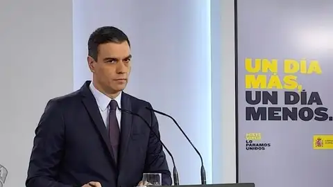 Pedro Sánchez en rueda de prensa tras reunirse con el comité técnico del coronavirus Pedro Sánchez en rueda de prensa tras reunirse con el comité técnico del coronavirus