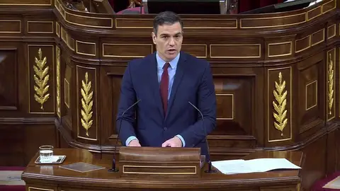 Pedro Sánchez pide quinta prórroga de estado de alarma por coronavirus Congreso de los Diputados