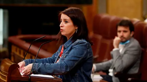 La portavoz del PSOE, Adriana Lastra La portavoz del PSOE, Adriana Lastra