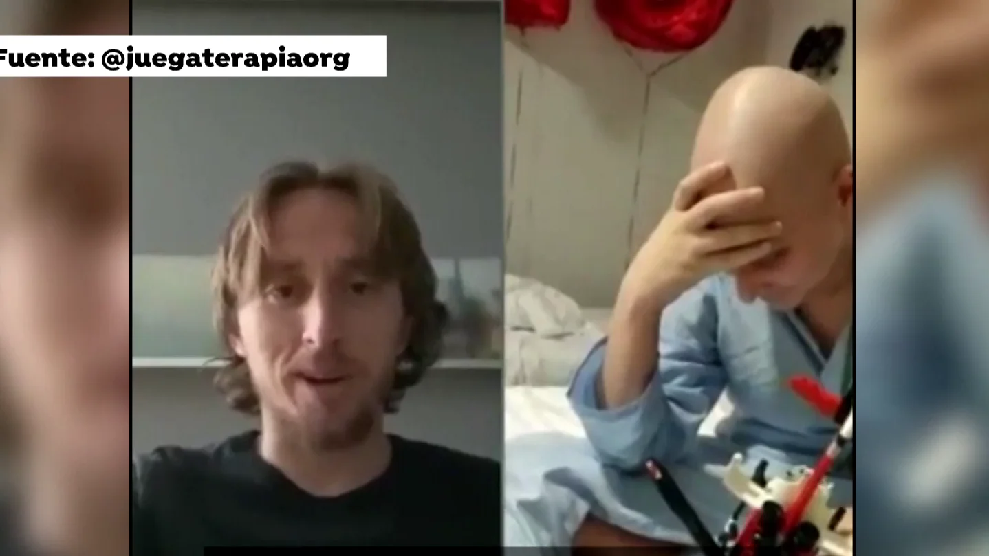 La felicitación de Luka Modric a Raúl La felicitación de Luka Modric a Raúl