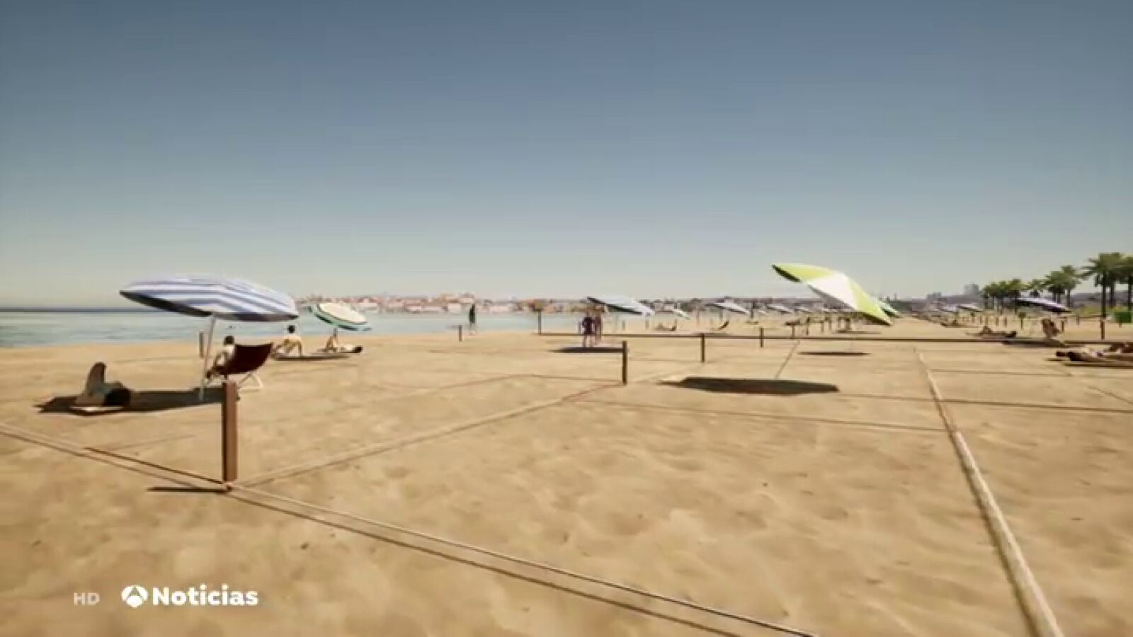 Canet d'en Berenguer (Valencia) dividirá su playa en parcelas para garantizar la distancia social por el coronavirus