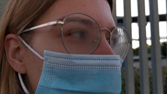 Gafas empañadas por la mascarilla