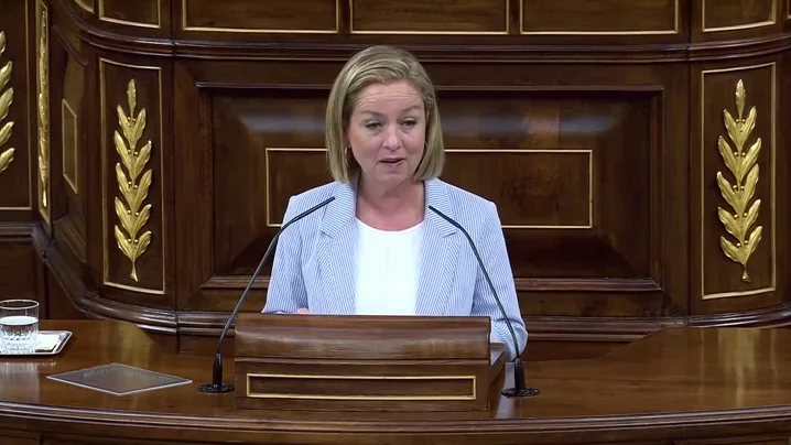 Ana Oramas, en el debate de la prórroga del estado de alarma por el coronavirus Ana Oramas, en el debate de la prórroga del estado de alarma por el coronavirus
