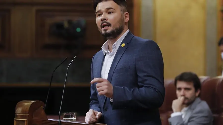 Gabriel Rufi&aacute;n durante su comparecencia en el Congreso de los Diputados 