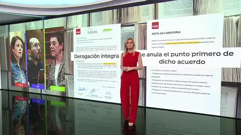 El acuerdo con Bildu vuelve a mostrar un Gobierno con dos versiones El acuerdo con Bildu vuelve a mostrar un Gobierno con dos versiones