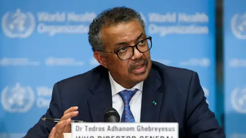 Tedros Adhanom Ghebreyesus, director general de la OMS Tedros Adhanom Ghebreyesus, director general de la OMS
