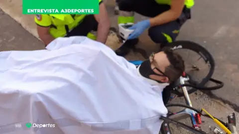 El terrible atropello a Paco Domingo cuando entrenaba con su handbike: "Pensé que me quedaba allí" El terrible atropello a Paco Domingo cuando entrenaba con su handbike: "Pensé que me quedaba allí"