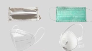 Diferentes tipos de mascarillas