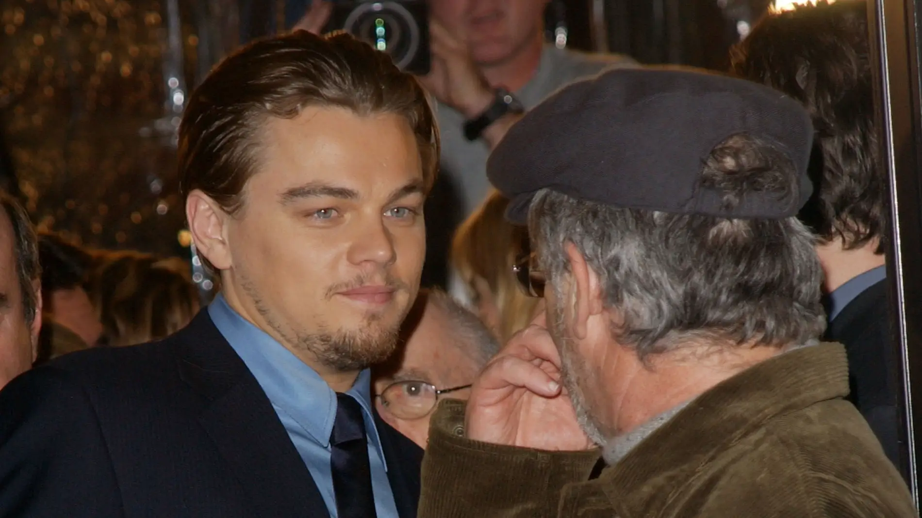 Leonardo DiCaprio y Steven Spielberg 