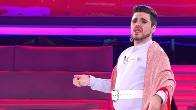 La espectacular performance de Amores con su show de drag queen en ‘¡Ahora caigo!’