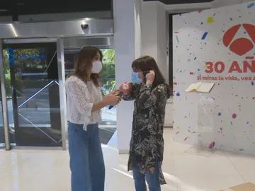 Protocolo en Atresmedia. Protocolo en Atresmedia.