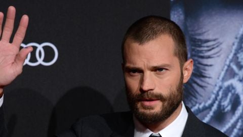 Jamie Dornan en la premiere de 'Cincuenta sombras'
