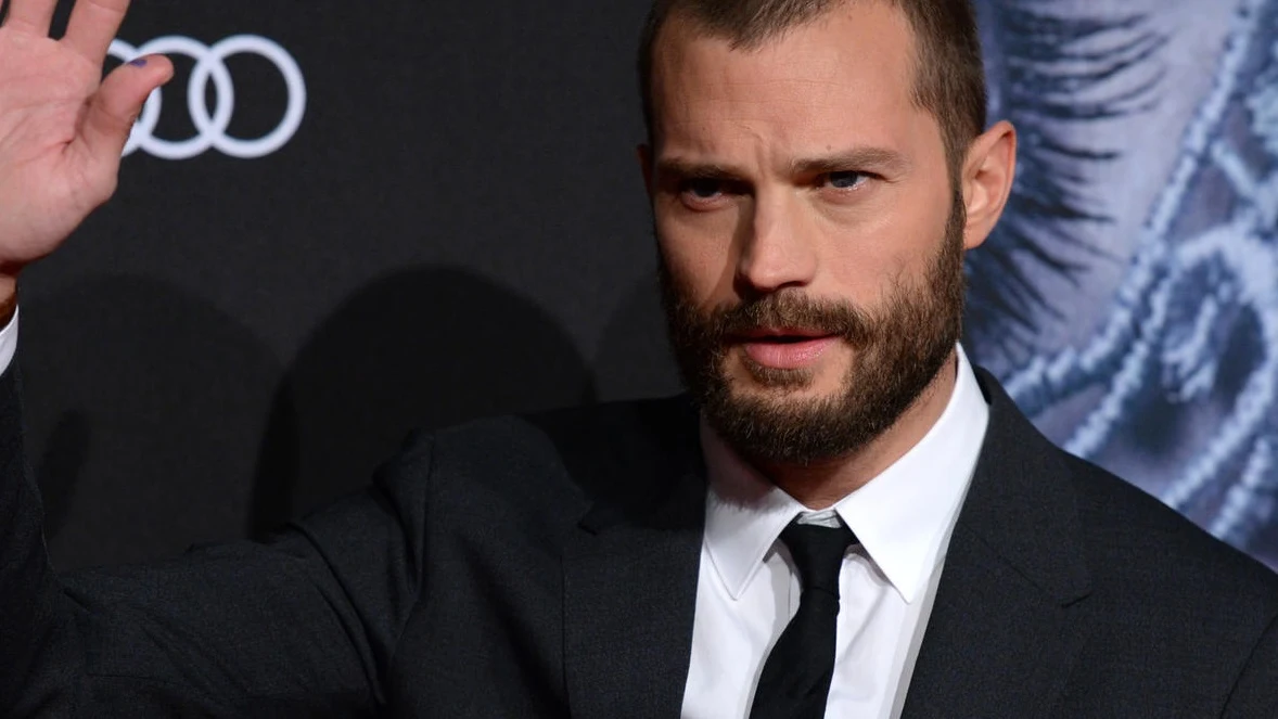 Jamie Dornan en la premiere de 'Cincuenta sombras'