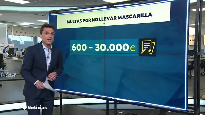 Las multas por no llevar la mascarilla obligatoria frente el coronavirus: de 600 a 30.000 euros